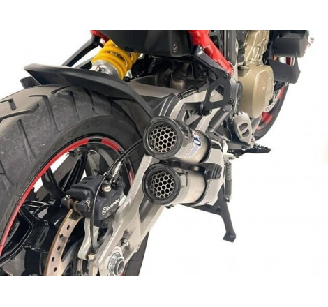 Kit Silenziatori Inox Titanio + UpMap Termignoni Per Multistrada V4/S 21/22 - D21109440ITC