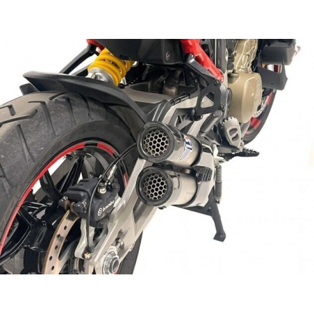 Kit Silenziatori Inox Titanio + UpMap Termignoni Per Multistrada V4/S 21/22 - D21109440ITC