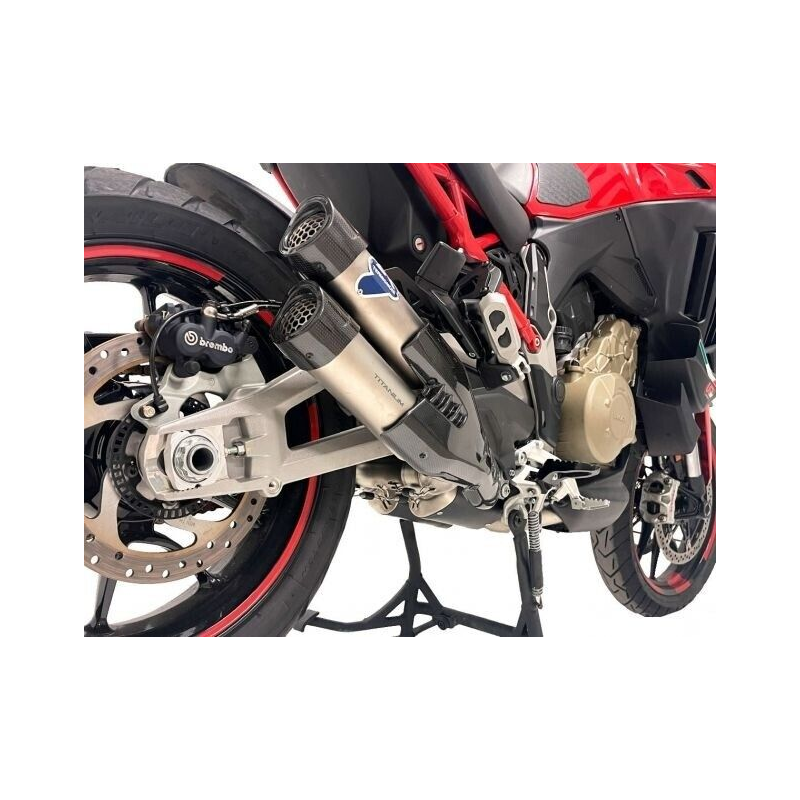 Kit Silenziatori Inox Titanio + UpMap Termignoni Per Multistrada V4/S 21/22 - D21109440ITC