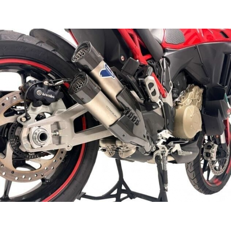 Kit Silenziatori Inox Titanio + UpMap Termignoni Per Multistrada V4/S 21/22 - D21109440ITC