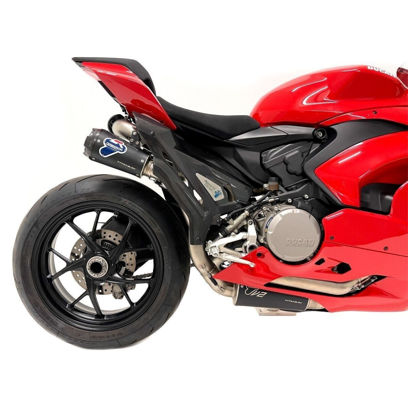 Complete Exhaust Stainless Steel-Titanium With Termignoni Map For Panigale V2 - D22009400INC