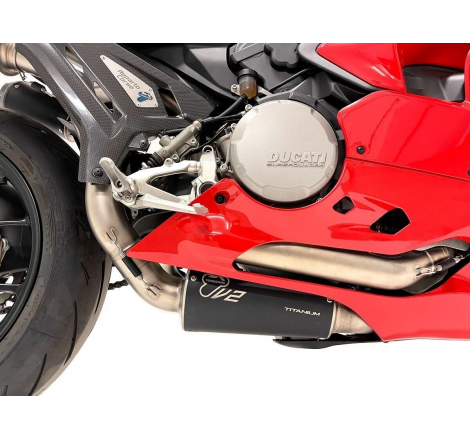 Complete Exhaust Stainless Steel-Titanium With Termignoni Map For Panigale V2 - D22009400INC