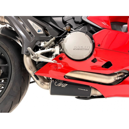 Complete Exhaust Stainless Steel-Titanium With Termignoni Map For Panigale V2 - D22009400INC