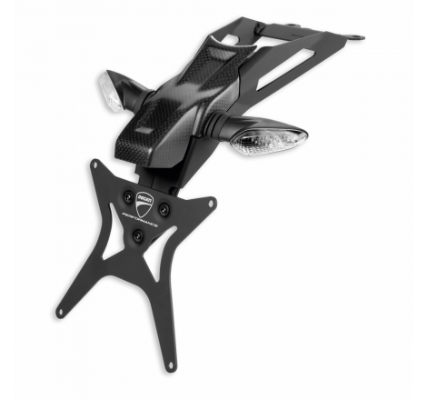 Carbon And Aluminum License Plate Holder For Hypermotard - 96989911C
