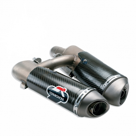 Carbon Silencer Kit For Hypermotard 1100 - 96451208B/MR004CO