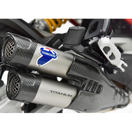 Kit Silenziatore In Titanio Omologato EU5 Termignoni Per Multistrada V4 (MY 2021–2022) - D21008040TTC