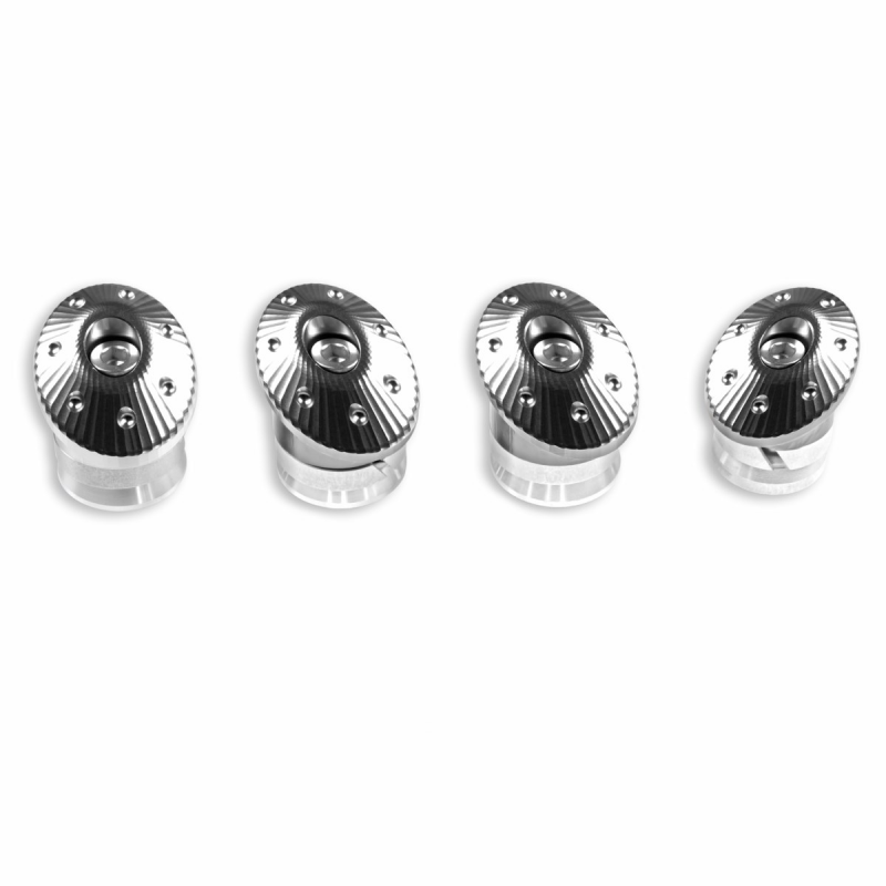 Set Di Tappi Telaio In Alluminio Dal Pieno Argento Per Monster - 97380851A