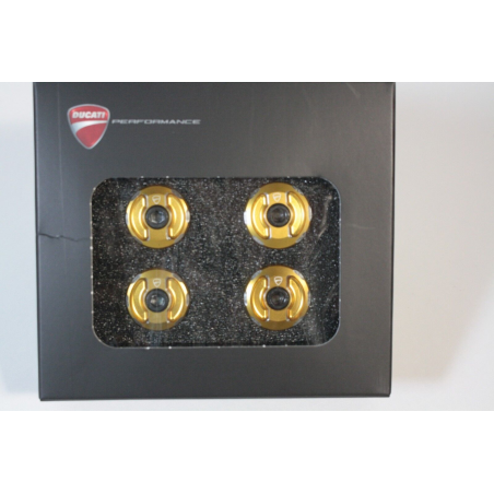 Set Di Tappi Telaio In Alluminio Dal Pieno Color Oro Per Multistrada - 97380441B