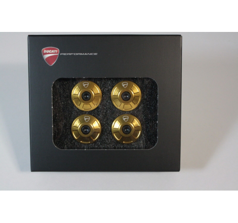 Set Di Tappi Telaio In Alluminio Dal Pieno Color Oro Per Monster - 97380791A