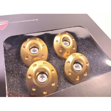 Set of Gold Color Full Aluminum Frame Caps for Monster - 97380671A