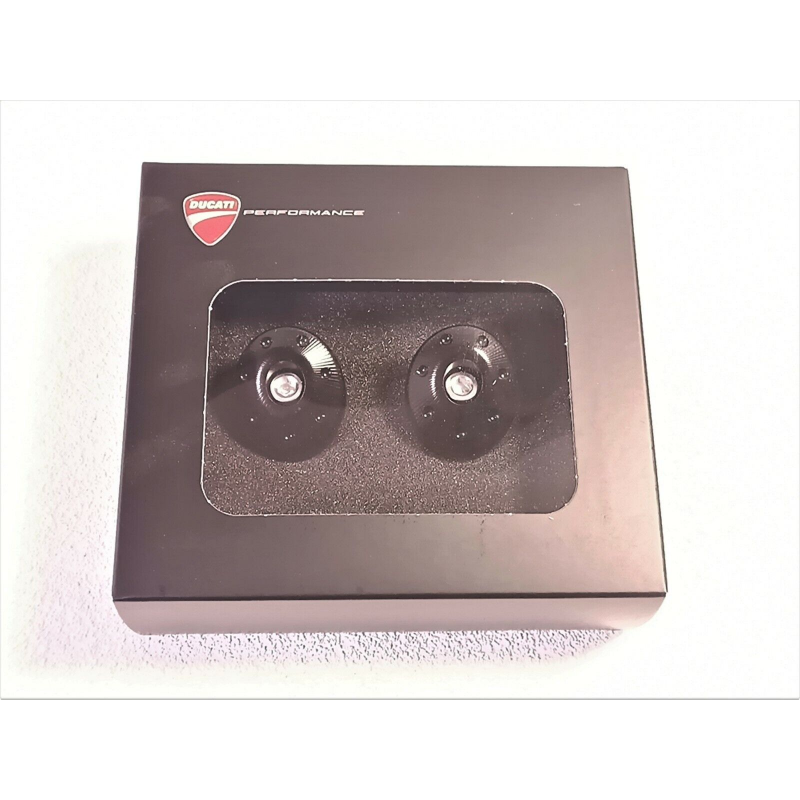 Set Di Tappi Telaio In Alluminio Dal Pieno Neri Per Supersport - 97380801A