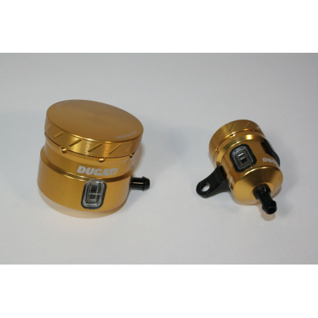 Gold Brake Clutch Fluid Reservoirs For Monster - 96180321B