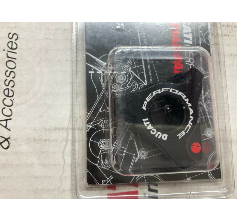 Coppia Registro Forcelle In Alluminio Neri Ducati Performance CH 19 - 96644408B