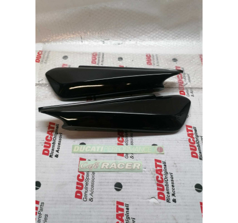 Coppia Fianchetti Nero Lucidi Per Monster 1a Serie - 96906199c