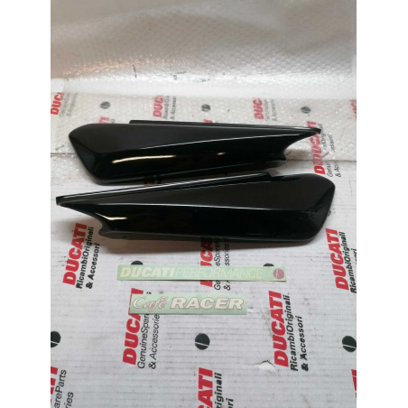 Coppia Fianchetti Nero Lucidi Per Monster 1a Serie - 96906199c