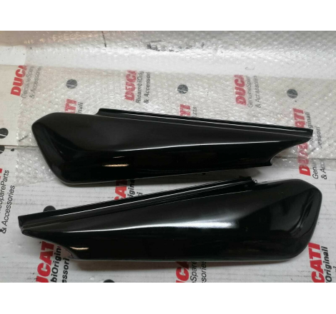 Coppia Fianchetti Nero Lucidi Per Monster 1a Serie - 96906199c