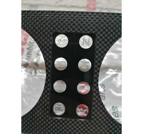 Carbon Fiber Tachometer Cover For Monster 1 Series - 10113