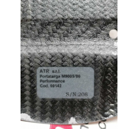 Tegolino Porta Targa In Carbonio Per Monster 1 Serie - 96911700B