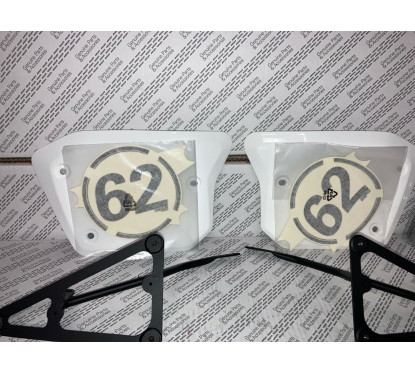 Set Di Tabelle Laterali Porta numero Per Scrambler - 97180381B